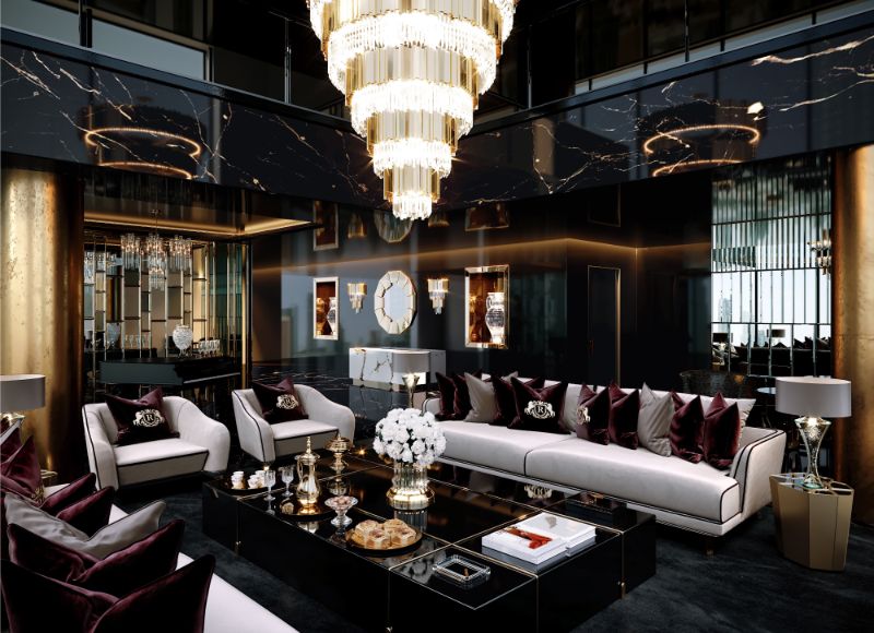 Celia Sawyer Designs Masculine Yet Glamorous Luxury Home (1)