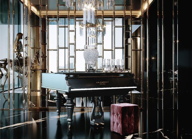 Celia Sawyer Designs Masculine Yet Glamorous Luxury Home (4)