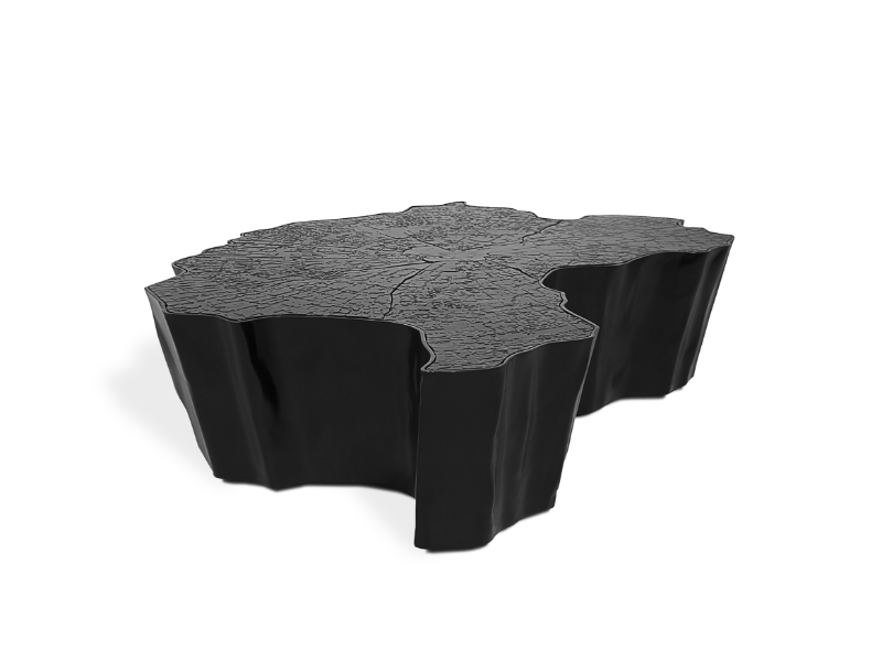 eden black coffee table