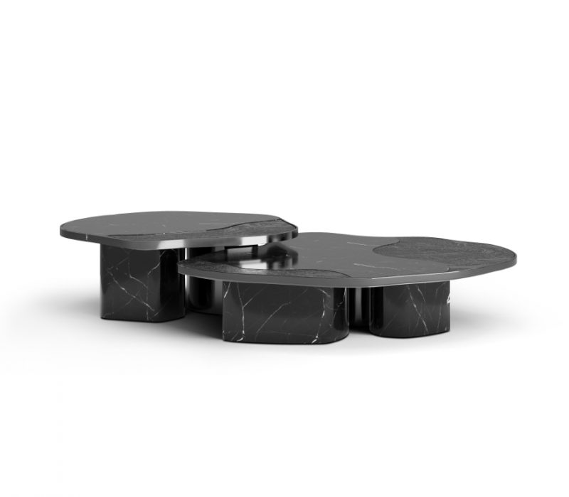 Avenue Interior Design- round black coffee table