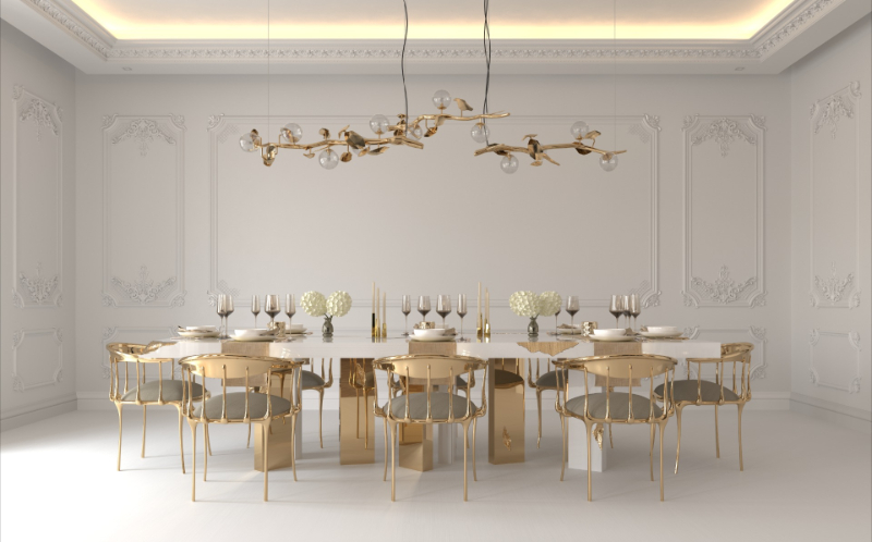 Luxury Dining Rooms Where Exclusive Design Pieces Steal The Spotlight