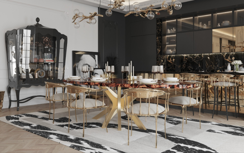 Luxury Dining Rooms Where Exclusive Design Pieces Steal The Spotlight